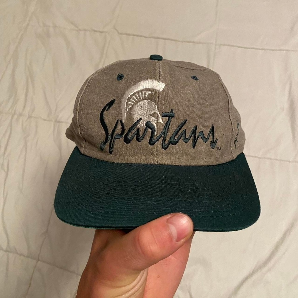 Vintage 90s Michigan State University SnapBack